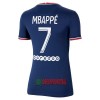 Oficiální Fotbalový Dres Paris Saint-Germain Kylian Mbappé 7 Domácí 2021-22 pro Ženy